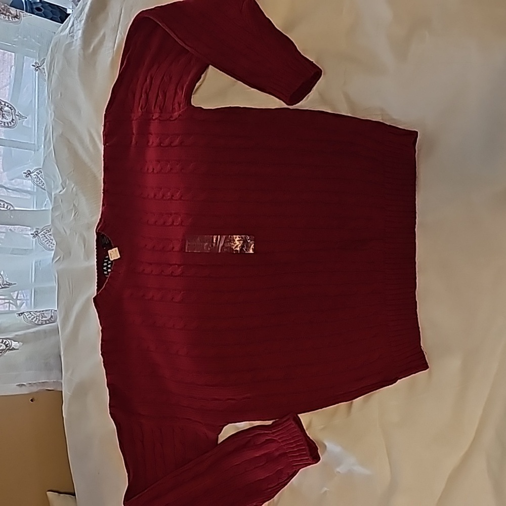 Vintage Red Sweater - Picture 2 of 14